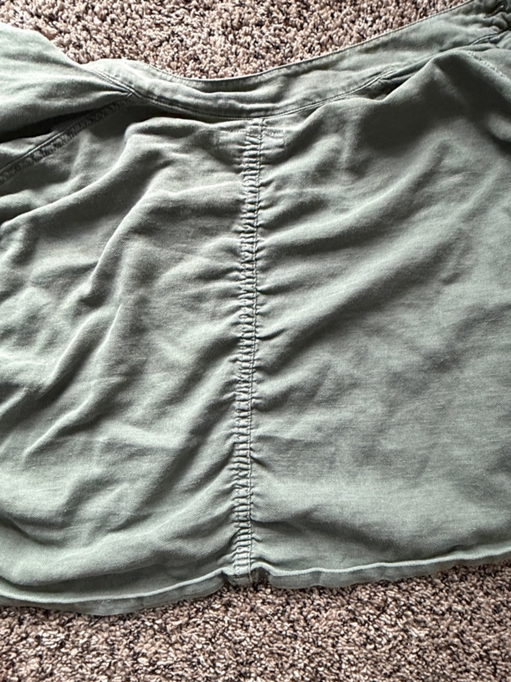 THE GREAT. Military Green Button-Front Jacket - Picture 6 of 6